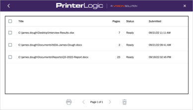 CPA release screen showing three held jobs.