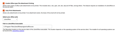 Enable Office-type File attachement printing section.