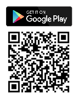 Google Play Store badge and QR code for the PrinterLogic App.