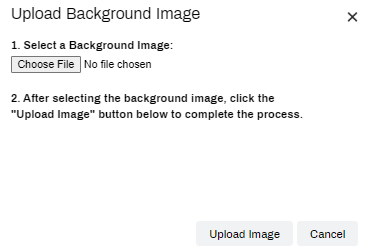 Upload background image modal