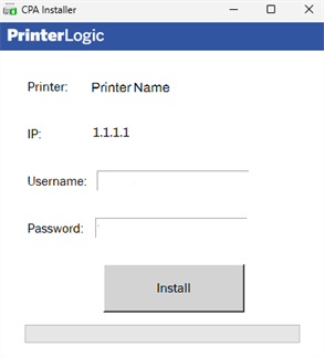 CPA 1.0 Installer window with the Install button