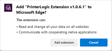 Add extension confirmation modal